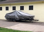 212167 cm Dry Top Heavy Duty Gümüş/Kahverengi ters çevrilebilir tam boy 10 mil Poly Branda Ürün #, 212167 - Seçenekler: 6' x 8', 10x12 Feet, 12' x 16'