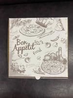 22 cm, PİZZA/PİDE/LAHMACUN KUTUSU - Seçenekler: 22 cm x 22 cm x 4 cm, 27 cm x 27 cm x 4 cm...