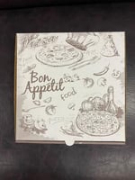 22 cm, PİZZA/PİDE/LAHMACUN KUTUSU - Seçenekler: 22 cm x 22 cm x 4 cm, 27 cm x 27 cm x 4 cm...