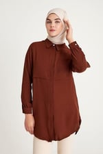 2241_Cepli Uzun Kol Tunik Gömlek