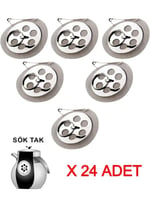 24 Adet Çaydanlık içi çay süzgeci demlik süzgeç söktak