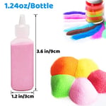 24 ADET Sanat Kumu, 1.5oz Renkli Kum Şişeleri, Kum Sanatları ve El Sanatları Seti, Çocuklar için Doğal Kum, DIY Kum Boyama, Düğün Dekorasyonu