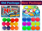 2CHILL Süper Hi Bounce Bouncy Balls (12 Toplar Çeşitli Stil) JA-RU Küçük Oyuncaklar Parti İyilik Raketbol Çocuk Ödülü Hediye Oyuncak Kabarık Toplar Çocuklar için Top Hediye Seti. 967