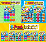 2CHILL Süper Hi Bounce Bouncy Balls (12 Toplar Çeşitli Stil) JA-RU Küçük Oyuncaklar Parti İyilik Raketbol Çocuk Ödülü Hediye Oyuncak Kabarık Toplar Çocuklar için Top Hediye Seti. 967