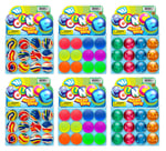 2CHILL Süper Hi Bounce Bouncy Balls (12 Toplar Çeşitli Stil) JA-RU Küçük Oyuncaklar Parti İyilik Raketbol Çocuk Ödülü Hediye Oyuncak Kabarık Toplar Çocuklar için Top Hediye Seti. 967