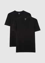 2li Bisiklet Yaka Erkek Basic Tişört Fitted/Vücuda Oturan Kesim 0611283-900