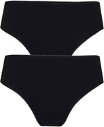 2li Kadın Orta Yüksek Bel Bikini İnce Lastik Pamuklu Ekonomik