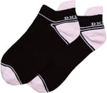 2li Paket Pembe Siyah Kadın Spor Çorabı