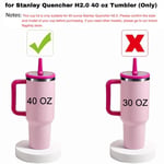 2'li Paket Stanley Kapak Değiştirme 40 oz, Stanley Quencher Bardak Aksesuarları, Dökülmeye Dayanıklı Tasarım, Üstün Isıya Dayanıklı Malzeme (Süt Beyazı)