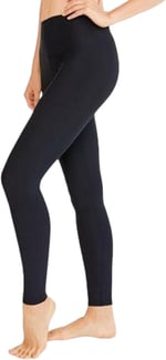 2'li Paket Termal Kışlık Kalın Uzun Alt Içlik Tayt Siyah Renk (Siyah/L/XL)