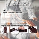 2'li Siyah-Kahverengi Hakiki Deri Siyah Tokalı Kot Pantolon Kemeri 4,5cm