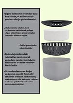 3 Adet 500GR - NATUREL - Nem Alıcılı Ve Rutubet Giderici Aparat Üçgen