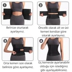 3 Bel İnceltici Korse Vücut Şekillendirici Sıkılaştırıcı Doğum Sonrası Zayıflama Korsesi Unisex