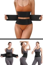 3 Bel İnceltici Korse Vücut Şekillendirici Sıkılaştırıcı Doğum Sonrası Zayıflama Korsesi Unisex