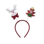 3 Christmas Headbands with Different Designs Christmas Party Holiday Headbands for Kids Women Men Christmas and Holiday Parties Christmas Party Gifts (One Size Fits All)