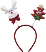 3 Christmas Headbands with Different Designs Christmas Party Holiday Headbands for Kids Women Men Christmas and Holiday Parties Christmas Party Gifts (One Size Fits All)