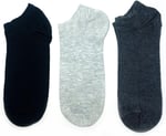 3 Çift Unisex Patik Çorap- Kadın ve Erkek için Sneaker Çorabı