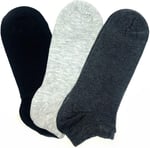 3 Çift Unisex Patik Çorap- Kadın ve Erkek için Sneaker Çorabı