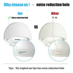 [3 Çift] Yedek Kulaklık Uçları - AirPods Pro 1. ve 2. Nesil İle Uyumlu, Gürültü Azaltma Delikli, AirPods Pro İçin Silikon Kulaklık Uçları, Taşınabilir Saklama Kutusu - Seçenekler: Small, Medium, Large