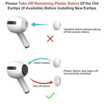 [3 Çift] Yedek Kulaklık Uçları - AirPods Pro 1. ve 2. Nesil İle Uyumlu, Gürültü Azaltma Delikli, AirPods Pro İçin Silikon Kulaklık Uçları, Taşınabilir Saklama Kutusu - Seçenekler: Small, Medium, Large
