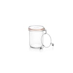 3 Klipsli Cam Kavanoz 580 ml (2 Adet)