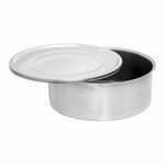 3 LT Paslanmaz Çelik 3lü Sefer Tası 3-5 Kişilik Yemek Taşıma Kabı 1000ml Isıtılabilir 3 Kap 17x22cm