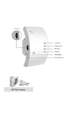 300Mbps Wi-Fi Sinyal Güçlendirici - 2.4G Wi-Fi Tekrarlayıcı Geniş Menzilli Beyaz REPEATER
