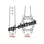 30mm Bizon Kahverengi Deri Saat Kayışı Diesel Model Saat Kordonu