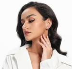 316L Cerrahi Paslanmaz Çelik 3 Çift Kıkırdak Küpe Seti Kadın Erkek Unisex Tek Taşlı Dikdörtgen Küpe Gümüş Renk Minimal Helix Tragus Cartilage Piercing Küpe Seti Günlük Kullanım Şık Takı