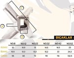32 no Et Kıyma Makinesi için 4 Kanatlı Bıçak Çelik Ayna Bıçağı Ömürlük Türk Malı Dövme Hava Çeliği