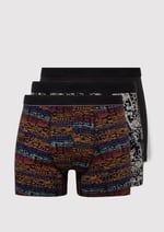 3lü Baskılı Siyah Boxer Seti 0911420-900