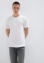 3lü Bisiklet Yaka Erkek Basic Tişört Slim Fit/Dar Kesim 0611784-900