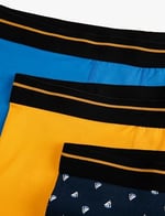 3'lü Boxer Seti Marin Baskılı Çok Renkli