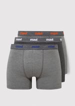 3lü Gri Basic Boxer Seti 0911407-23854