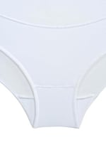 3'lü Kadın Beyaz Modal Geniş Rahat Kilot Hamile Külodu (XL, Beyaz)