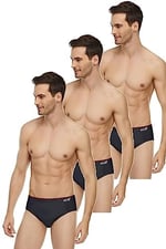 3'lü Kemerli Lüks Erkek Slip