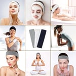 3'lü Saç Bandı - Elastik Kaymaz İnce Esnek Pamuk Emici Kadın Saç Bandı Bandana, Unisex Spa Koşu Dans Yoga Pilates Bisiklet Fitness Saç Ter Bandı 3'lü Kafabandı Seti