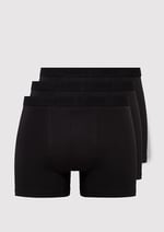 3lü Siyah Basic Boxer Seti 0911413-900