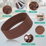 3'lü Spor Saç Bantları - Elastik Kaymaz İnce Saç Ter Kafa Bandı Bandana, Kadın & Erkek Koşu Fitness Yoga Pilates Makyaj Yüz Yıkama Atletik Egzersiz 3'lü Saç Bandı Bandana Seti
