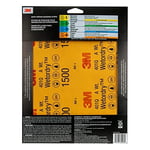 3M Wetordry Zımpara Kağıdı, 32023, 1500 Grit, 9 