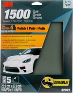 3M Wetordry Zımpara Kağıdı, 32023, 1500 Grit, 9 