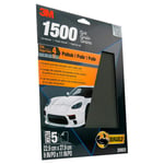3M Wetordry Zımpara Kağıdı, 32023, 1500 Grit, 9 