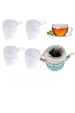 4 Adet Çaydanlık içi Süzgeç Demlik Içi Filtreli Tül Çay Demleme Süzgeci