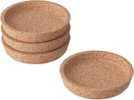 4 adet Ikea 365+ bardak altlığı,mantar, bardak tutucu 9cm