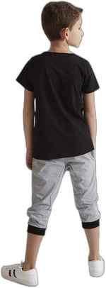 4 Cars Erkek Çocuk T-shirt Kapri Şort Takım