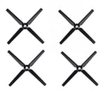 4 Çift Pervane Rotor Bıçak Seti A & B YUNEEC Q500 Q500M Q500+ Q500 4K Typhoon G RC Hava Kuvvetleri Uçak Helikopter Pervane Quadcopter Drone (Siyah)