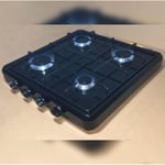 4 Gözlü Doğalgazlı Set Üstü Ocak, brc200014012025, Siyah