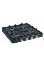 4 Gözlü Doğalgazlı Set Üstü Ocak, brc200014012025, Siyah