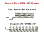 4 Kanal 433Mhz RF Alıcı Verici Kit - 1527 Formatını Öğrenebilir