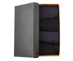 4 Set, Çift Taban Takviyeli Pamuk Siyah ve Lacivert Kadın Çorap, Cordura Elyaf ile 20 Kat Daha Fazla Dayanıklık, Yürüyüş ve Koşu Çorabı